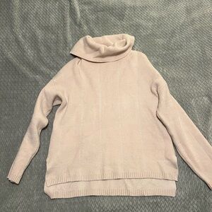 Women's Cream Turtleneck Sweater